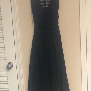 A fancy black dress